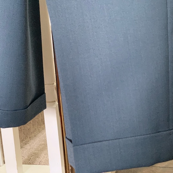 Hugo Boss, Smokey Blue 100% Wool Suit (“Corleone" Classic 90’s style) Size 40R. - Picture 6 of 16